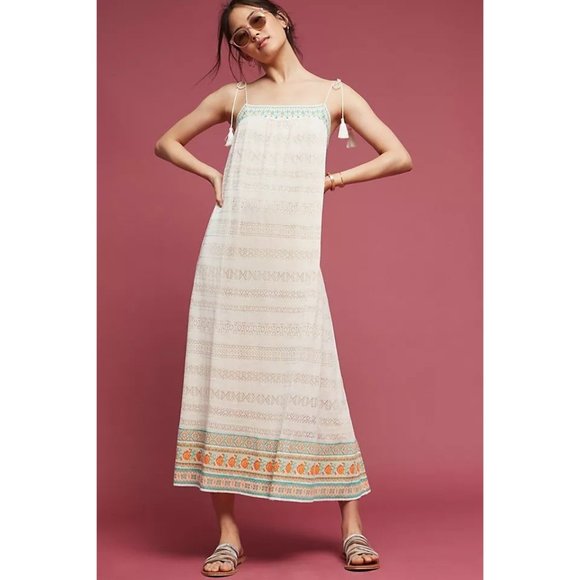 Anthropologie Dresses & Skirts - Anthropologie NWT Cecilia Prado Augusta Tasseled Maxi Dress size Large